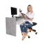 Ergonomická kľakačka GROCO – Čierna/Látka Buk