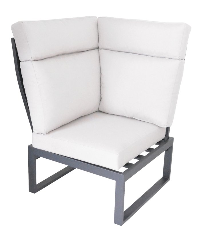 ANNECY rohová hliníková souprava