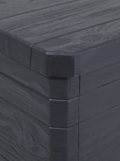 WOODYS zahradní plastový úložný box 160 L - grafit
