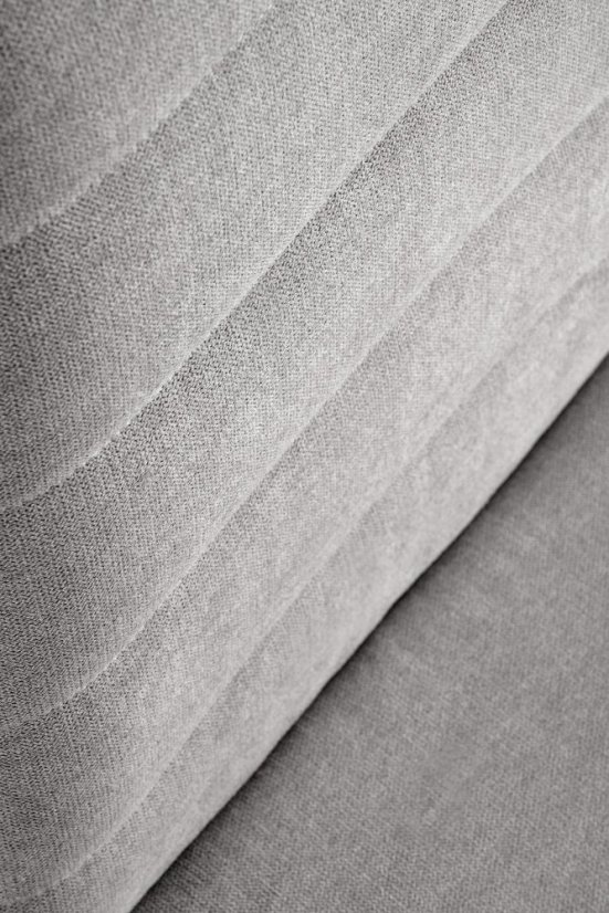 Jedálenská stolička PIRA — oceľ, látka, čierna / šedá