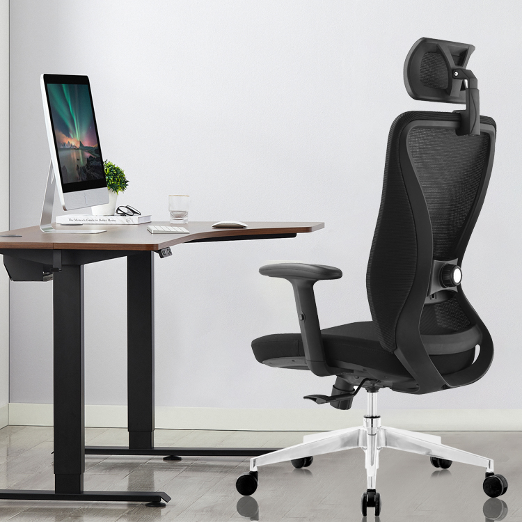 Kancelárska ergonomická stolička ERGO PLUS - čierna, nosnosť 150 kg
