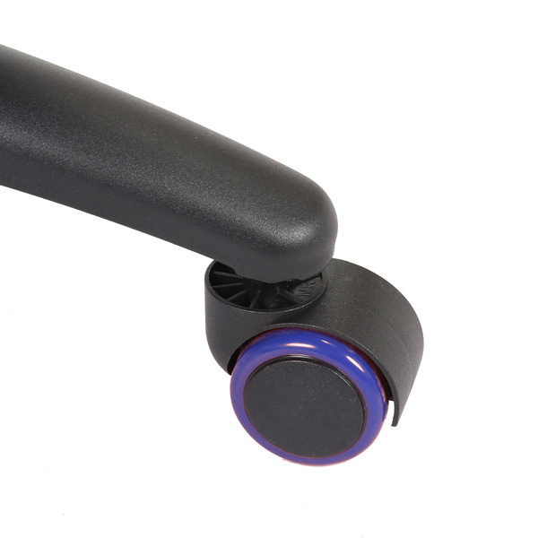 Herné kreslo RED FIGHTER C1 – umelá koža, čierna / modrá, nosnosť 150 kg