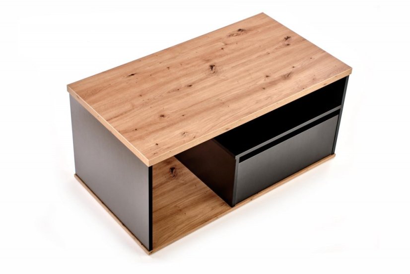 Konferenčný stolík PANTERA – dub, čierna