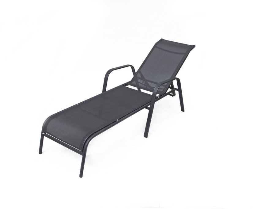 Lehátko ZWC-52 kovové - černé