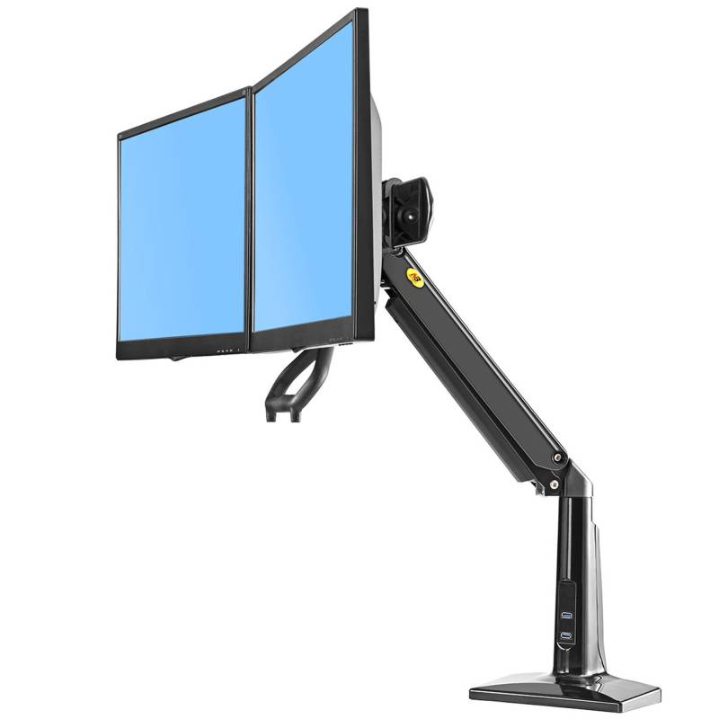 Stolní držák na dva monitory NB F27B