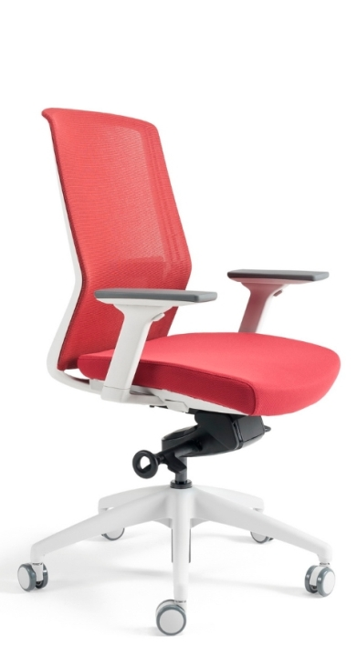 Kancelářská ergonomická židle BESTUHL J17 WHITE — více barev