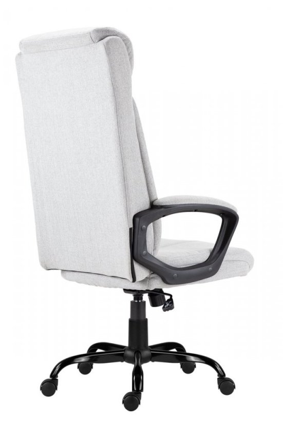 Kancelárske kreslo BASETBL XL — látka,  světlo sivá, nosnosť 150 kg