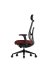Kancelářská ergonomická židle K42  SP – síť/ čalouněná, červená