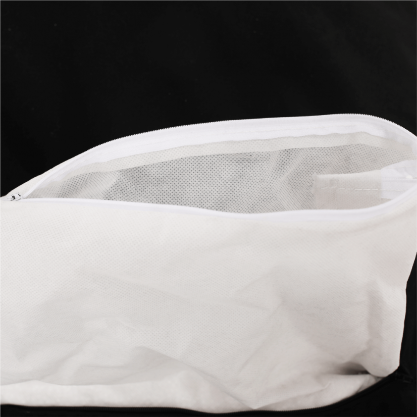 vonkajšie sedací vak BADYL - 140x180, látka, sivá