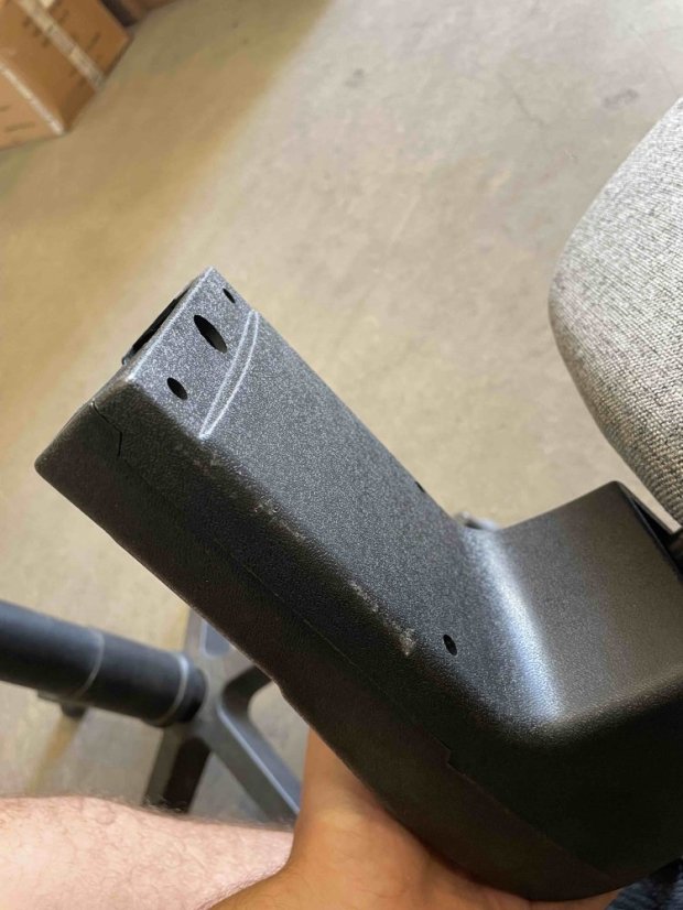 Ergonomická židle Topstar OPEN POINT SY s plochým sedákem  (lehké oděrky na plastech)— G23 šedá