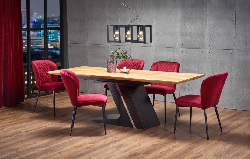 Jedálenská stolička MANNY – zamat, viac farieb