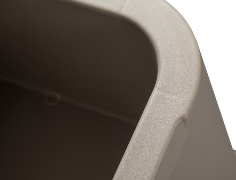 PETRA plastový stůl+box - šedá