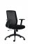 Kancelářská židle na kolečkách Antares NOVELLO –  s područkami, černá nebo šedá - Čalounění Novello: Šedá