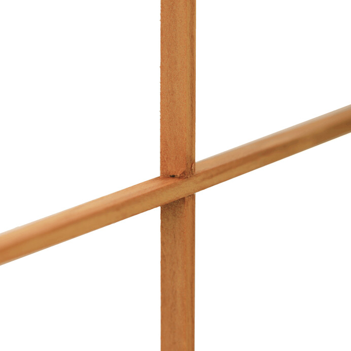 Drevený paraván PARVIO 4 dielny – masív smrek a biela textília