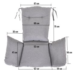 poduška na závěsné křeslo BOGOTA