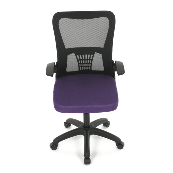 Dětská židle NINA – fialová síťovina, houpací mechanismus Autronic