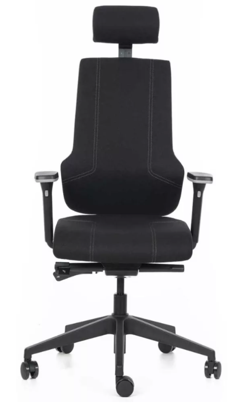 Kancelárska stolička HEALTH, čierna – stolička pre zdravé sedenie MERCURY STAR