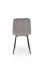 Jedálenská stolička TIMO II — kov, látka, sivá
