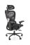 Kancelárska ergonomická stolička GOTARD — sieťovina, čierna
