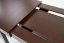 Jídelní rozkládací stůl SEWERYN –⁠ 160x90x76 (+140) dřevo, tmavý ořech