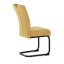 Štýlová žltá jedálenská stolička NIKA s látkou Autronic