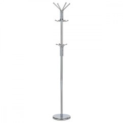 Vešiak stojanový DALIDA - 182 cm, kov, lesklý chróm