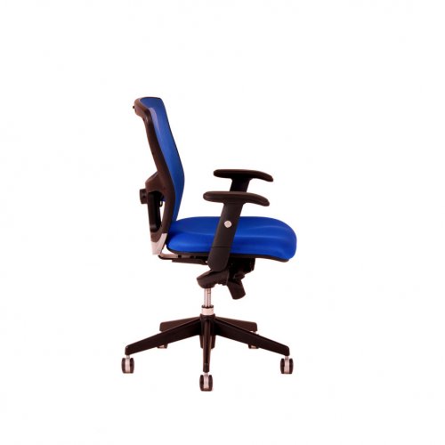 Kancelářská židle na kolečkách Office Pro DIKE BP – s područkami - Čalounění Dike: Červená DK 13