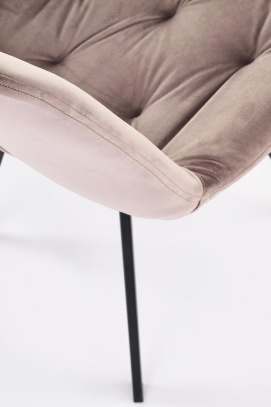 Elegantné Béžové Kreslo BECKY s otočnou funkciou Halmar