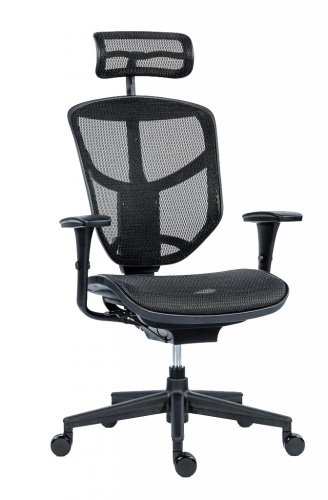 Kancelářská ergonomická židle Antares ENJOY BASIC — černá, nosnost 150 kg