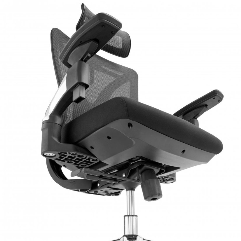 Kancelářská ergonomická židle VERTE X — černá, nosnost 150 kg