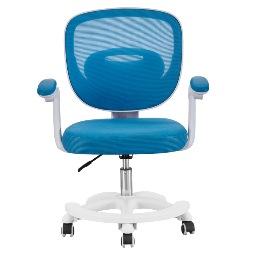 Moderní otočná židle TRIXI TYP 2 modro-bílá