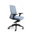 Kancelárska ergonomická stolička BESTUHL J17 BLACK — viac farieb - Farebné prevedenie J17 BLACK: Modrá