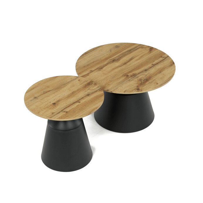 Konferenční stolek ARID III – MDF dub artisan, černá konstrukce Autronic