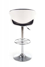Barová stolička FELICIA – ekokoža, čierna / biela