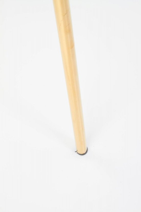 Jedálenská stolička HARLE – zamat, sivá