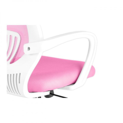 Otočná kancelářská židle LUISA – látka, růžová