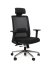 Kancelárska ergonomická stolička Sego FRAME — sieť/látka, čierna