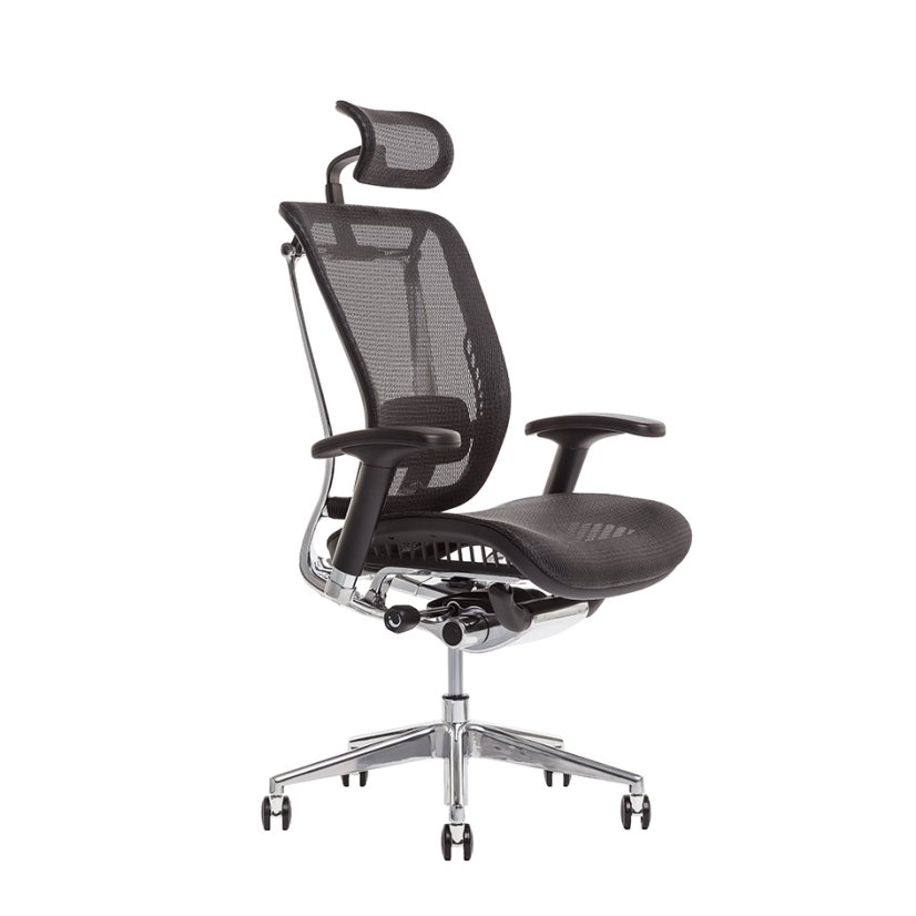 Kancelárska ergonomická stolička LACERTA — viac farieb, nosnosť 150 kg
