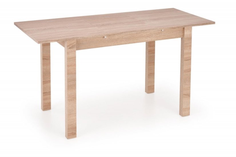 Jídelní rozkládací stůl GINO — 100x60 (+38cm), dub sonoma