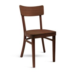 Masívna drevená jedálenská stolička KATE – elegantný retro dizajn, viac farieb