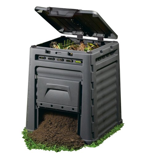 Zahradní kompostér ECO 320L - plast, černá