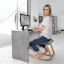 Ergonomická balančná kľačka RENAR – šedohnedá Taupe, brezové drevo