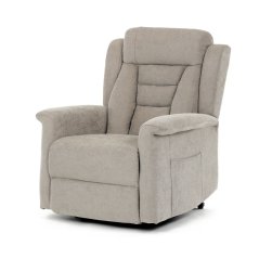 Relaxačné kreslo ELECTRO s lanýžovým čalúnením a 2 motory Autronic