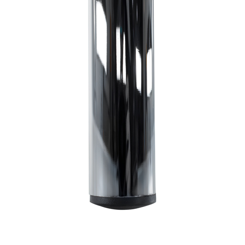 Konferenčná stolička ILHAM — kov, ekokoža, hnedá