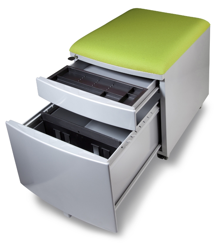 Pojazdný kontajner Mayer 32P8 30 463 — strieborný, zelený aquaclean