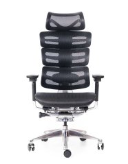 Ergonomická kancelárska stolička TRINITY — čierna Sego