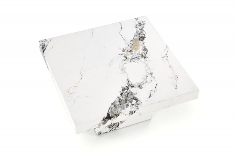 Konferenční stolek MONOLIT — dekor bílý mramor