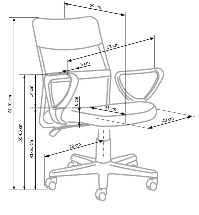 Detská stolička na kolieskach TIMMY — látka, ružová