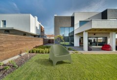 MATERA plastové křeslo - zelená šalvěj