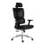 Kancelářská ergonomická židle NERO XXL — černá, nosnost 150 kg